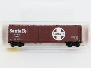 N Scale Micro-Trains 78060 ATSF Santa Fe 50' Box Car 9870 RTR