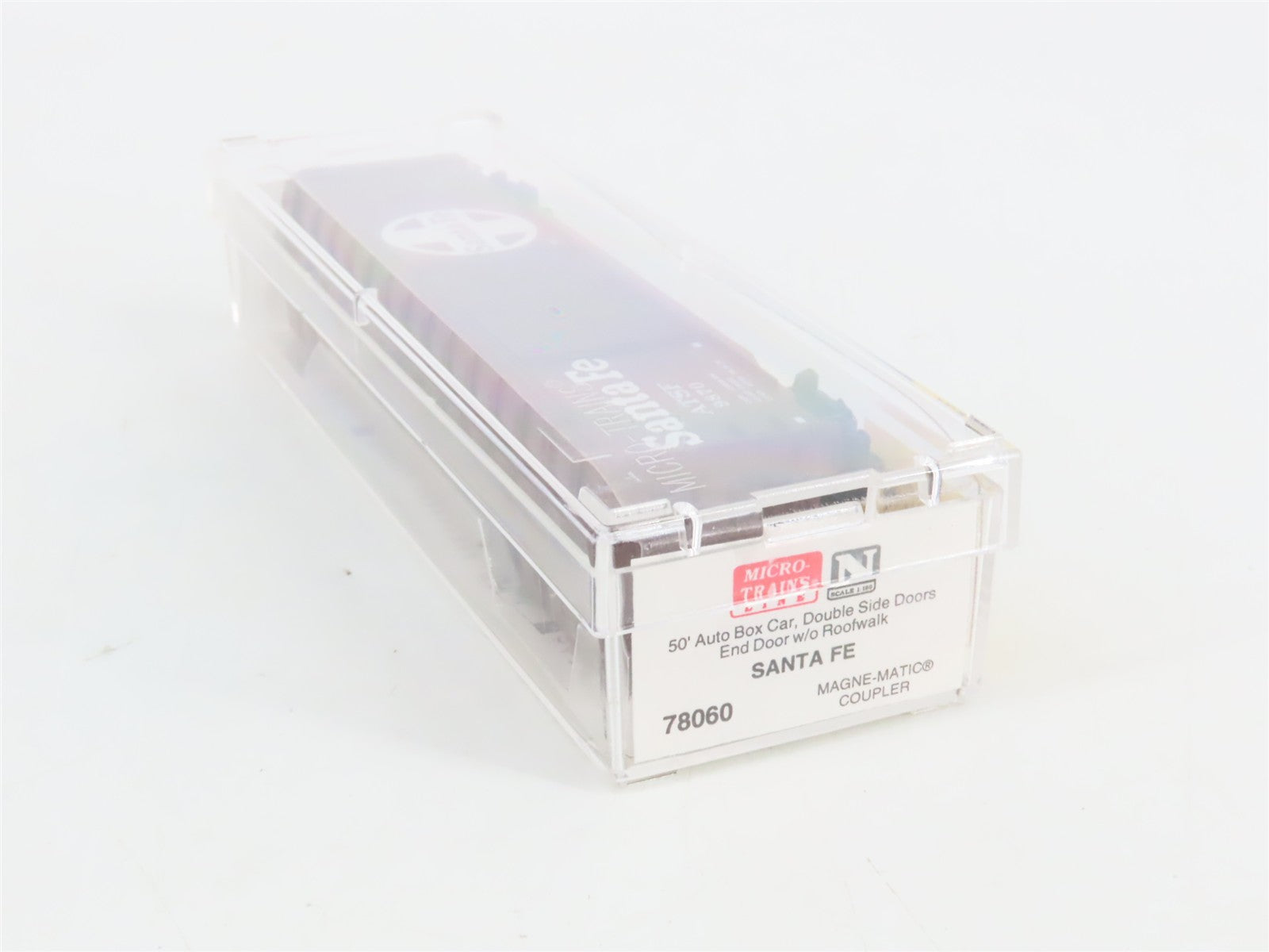 N Scale Micro-Trains 78060 ATSF Santa Fe 50' Box Car 9870 RTR