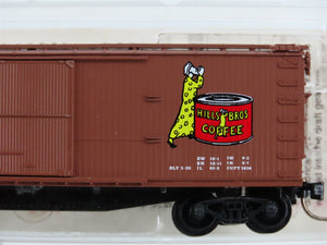 N Scale Micro-Trains 42100 HBCX Hills Bros. Coffee 40' Box Car 166 RTR