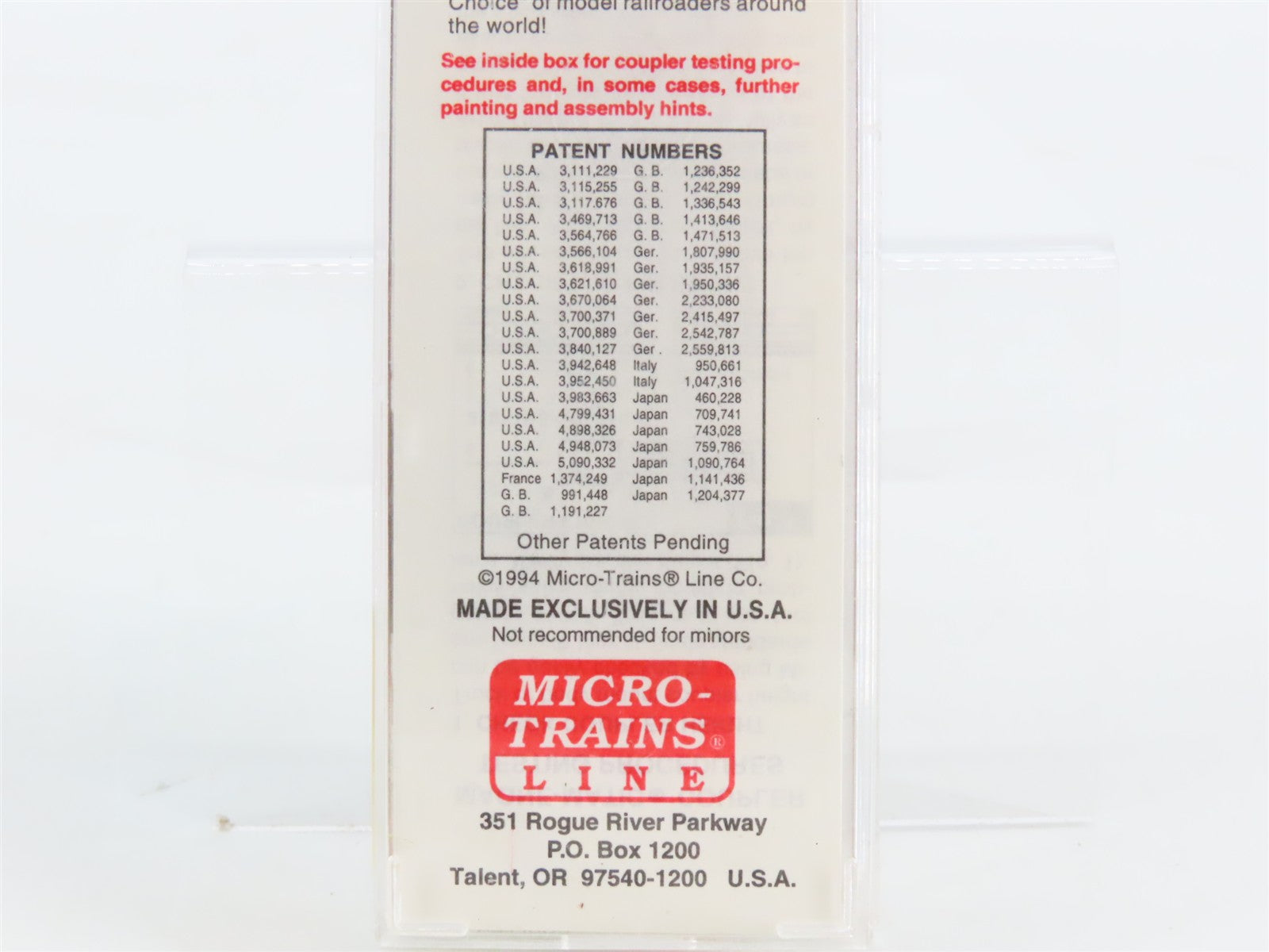 N Scale Micro-Trains 42100 HBCX Hills Bros. Coffee 40' Box Car 166 RTR