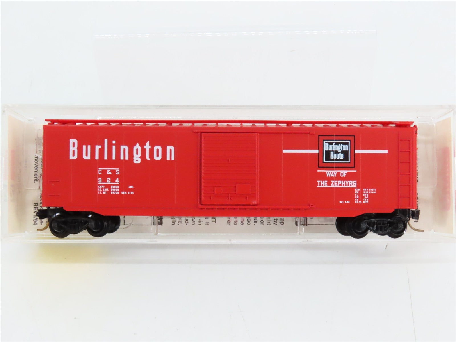 N Scale Micro-Trains MTL 31260 C&S Burlington Route 