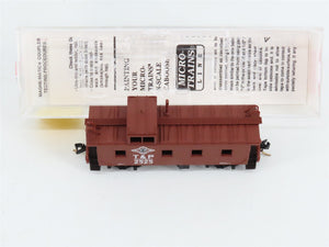 N Scale Micro-Trains 100010 T&P Texas & Pacific 36' Caboose 2525 RTR