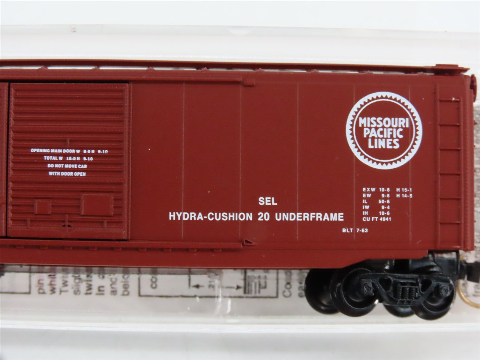 N Scale Micro-Trains 34190 MP Missouri Pacific 50' Box Car 90277 RTR