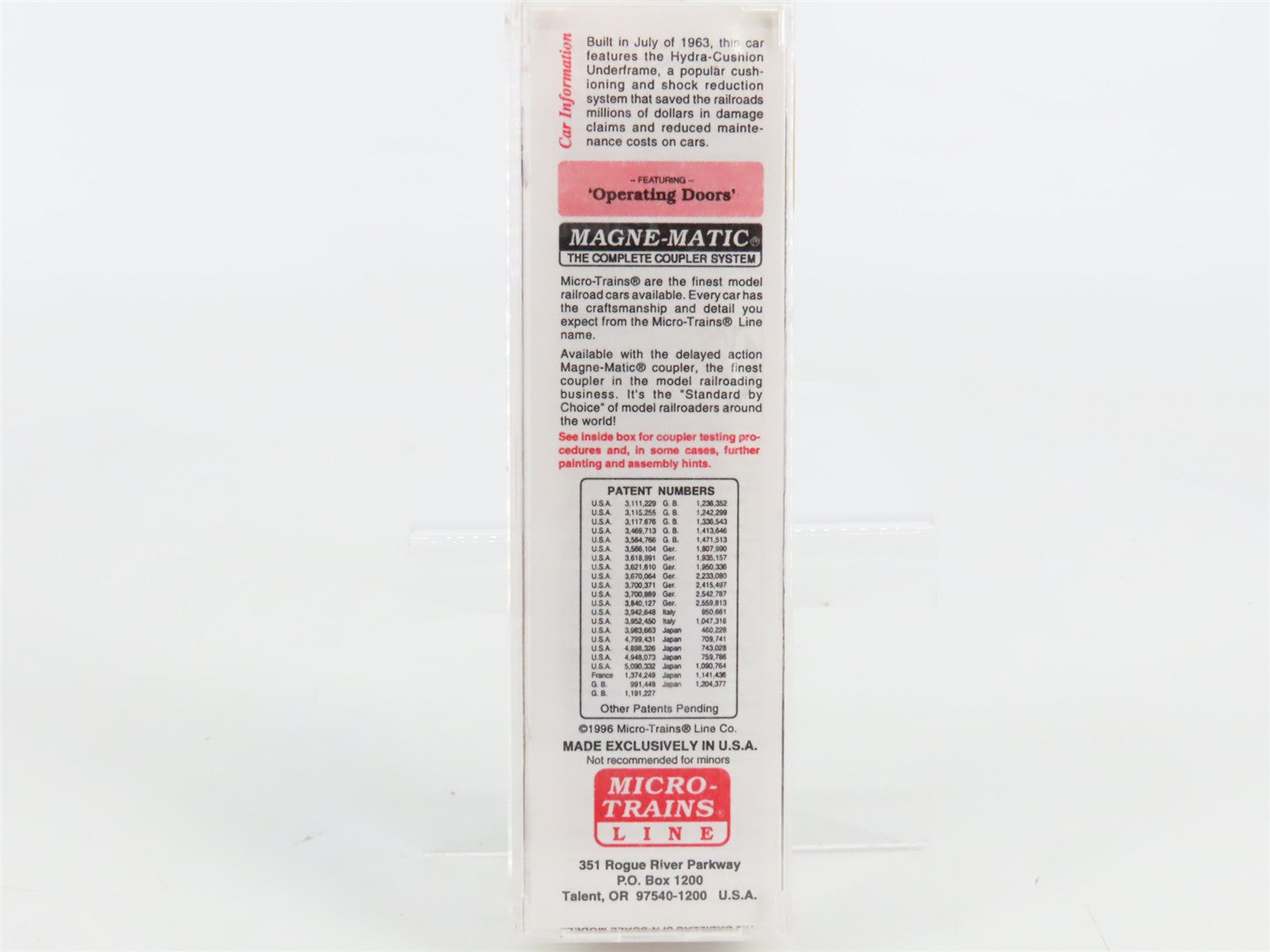 N Scale Micro-Trains 34190 MP Missouri Pacific 50' Box Car 90277 RTR