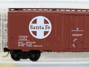 N Scale Micro-Trains 21110 ATSF Santa Fe 40' Plug Door Box Car 149968 RTR