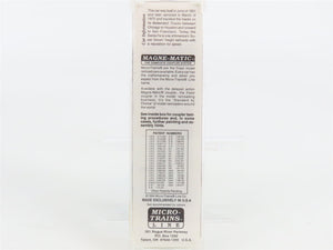 N Scale Micro-Trains 21110 ATSF Santa Fe 40' Plug Door Box Car 149968 RTR