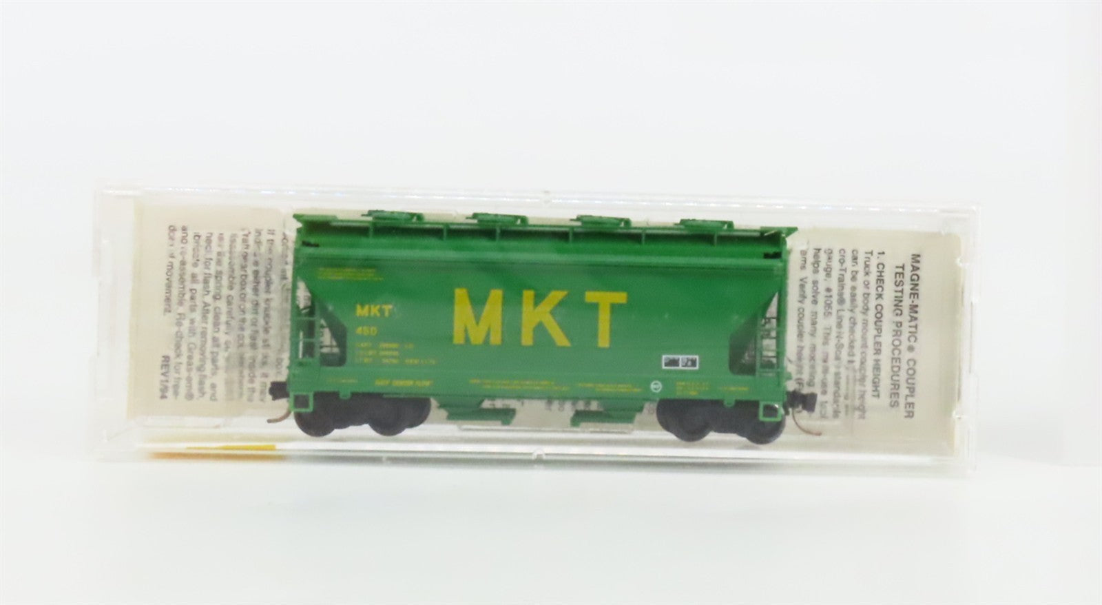 N Scale Micro-Trains MTL 92040 MKT Missouri-Kansas-Texas 2-Bay Hopper 450 RTR