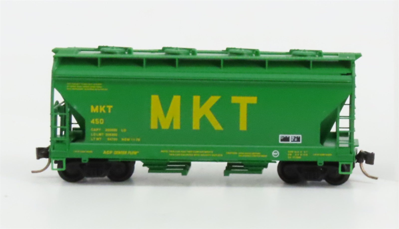 N Scale Micro-Trains MTL 92040 MKT Missouri-Kansas-Texas 2-Bay Hopper 450 RTR