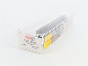 N Scale Micro-Trains 45180 USAX U.S. Army 50' Fishbelly Flat Car 38066 RTR