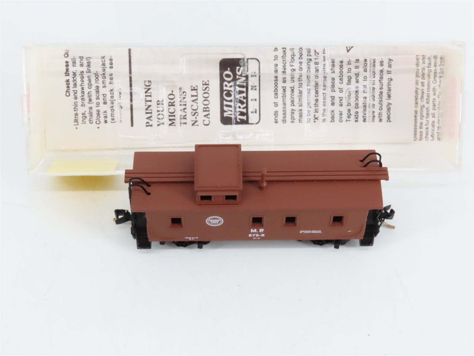 N Scale Micro-Trains 50160 MP Missouri Pacific 34' Wood-Sheathed Caboose RTR