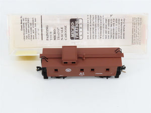 N Scale Micro-Trains 50160 MP Missouri Pacific 34' Wood-Sheathed Caboose RTR