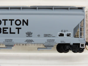 N Scale Micro-Trains MTL 94010 SSW Cotton Belt 3-Bay Covered Hopper 78732 RTR