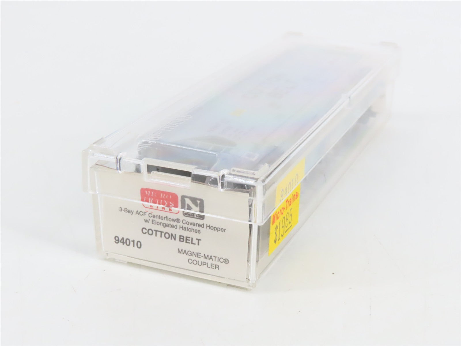 N Scale Micro-Trains MTL 94010 SSW Cotton Belt 3-Bay Covered Hopper 78732 RTR