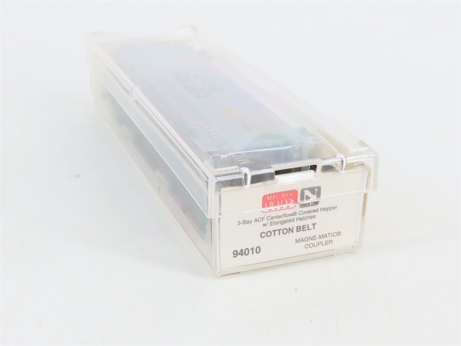 N Scale Micro-Trains MTL 94010 SSW Cotton Belt 3-Bay Covered Hopper 78732 RTR