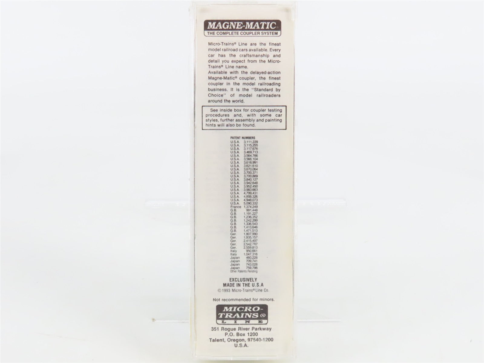 N Scale Micro-Trains 22030 UP Union Pacific 40' Plug & Sliding Door Box Car RTR