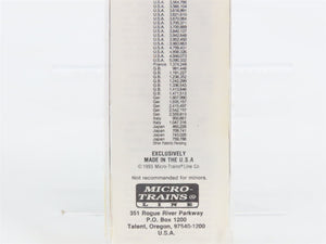 N Scale Micro-Trains 22030 UP Union Pacific 40' Plug & Sliding Door Box Car RTR