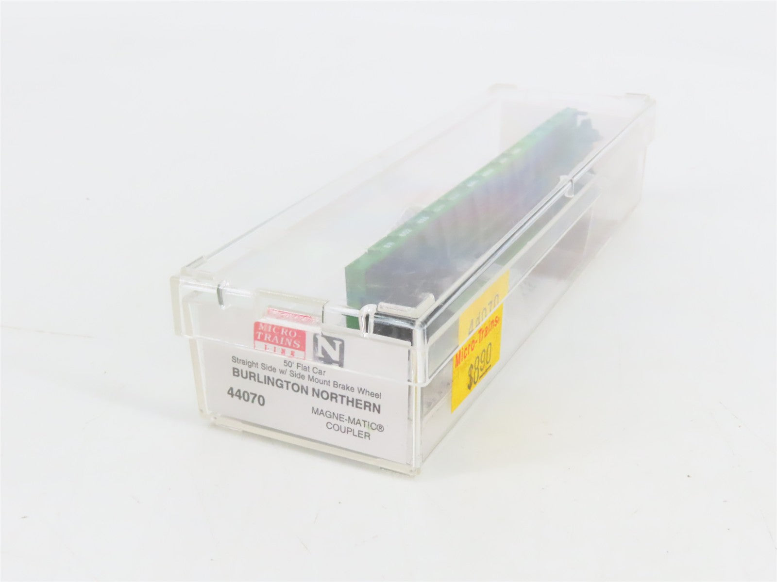 N Scale Micro-Trains 44070 BN Burlington Northern 50' Flat Car 602626 RTR
