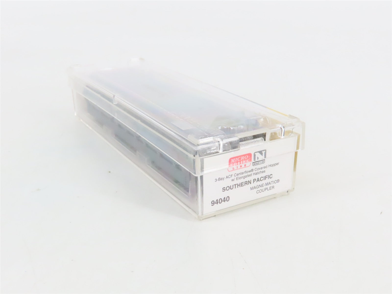 N Scale Micro-Trains 94040 SP Southern Pacific 3-Bay Covered Hopper 496532 RTR