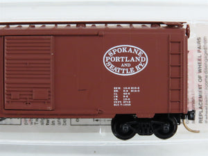 N Scale Micro-Trains 20246 SP&S Spokane, Portland & Seattle 40' Box Car RTR