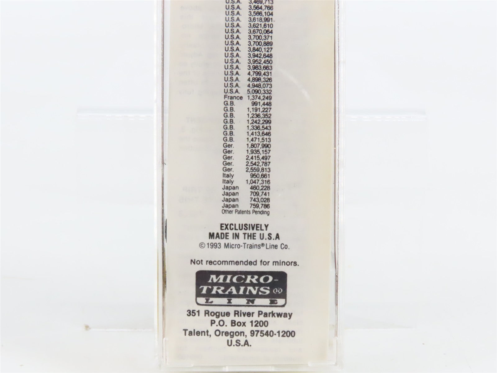 N Scale Micro-Trains MTL 36040 SP Southern Pacific 50' Box Car 670120