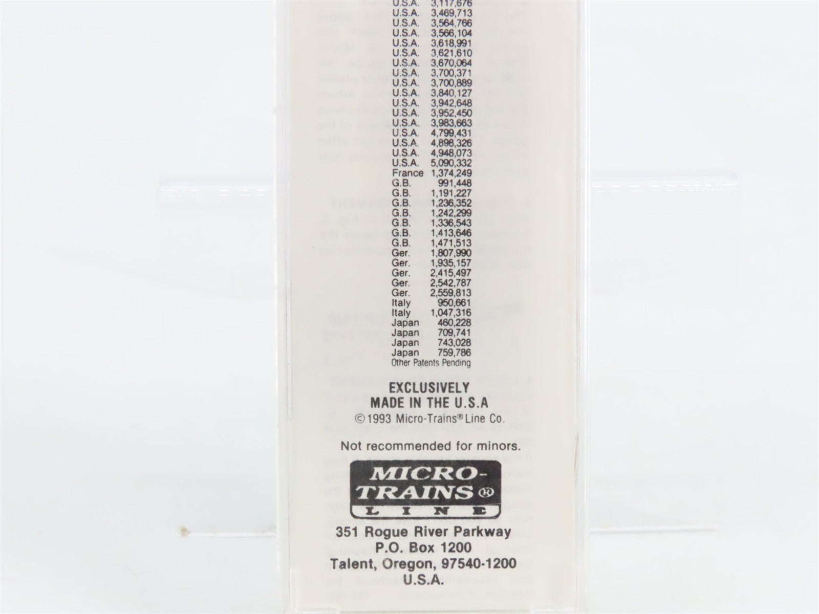 N Scale Micro-Trains 20126 LV Lehigh Valley 40' Standard Box Car Single Door RTR