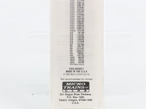 N Scale Micro-Trains 20126 LV Lehigh Valley 40' Standard Box Car Single Door RTR