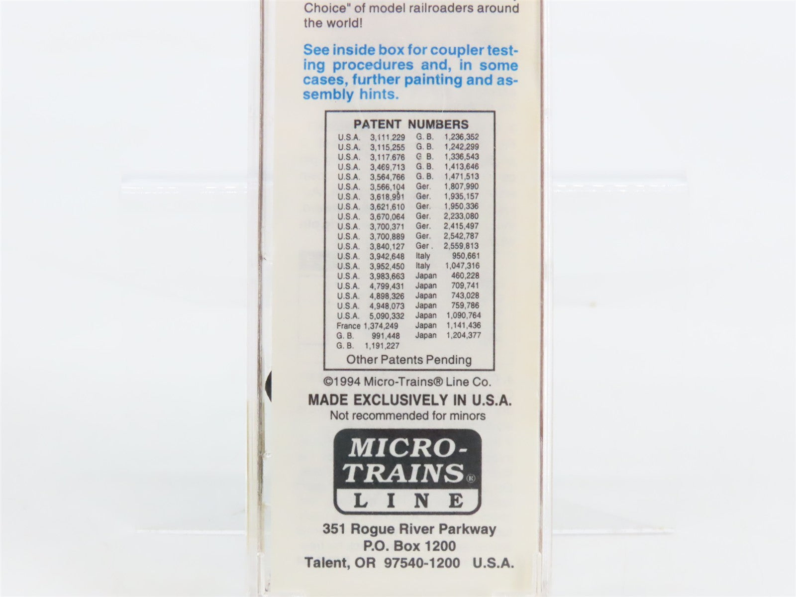 N Scale Micro-Trains 27210 WC Wisconsin Central 50' Rib Side Box Car 26173 RTR