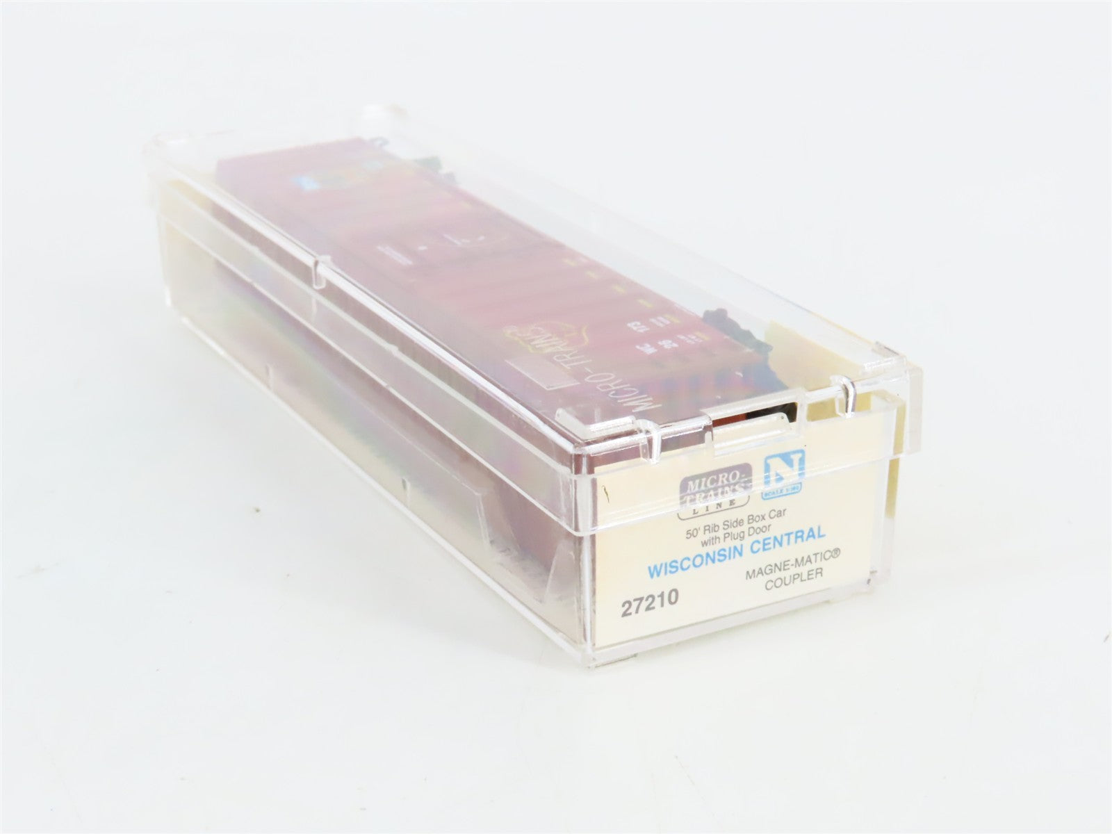 N Scale Micro-Trains 27210 WC Wisconsin Central 50' Rib Side Box Car 26173 RTR