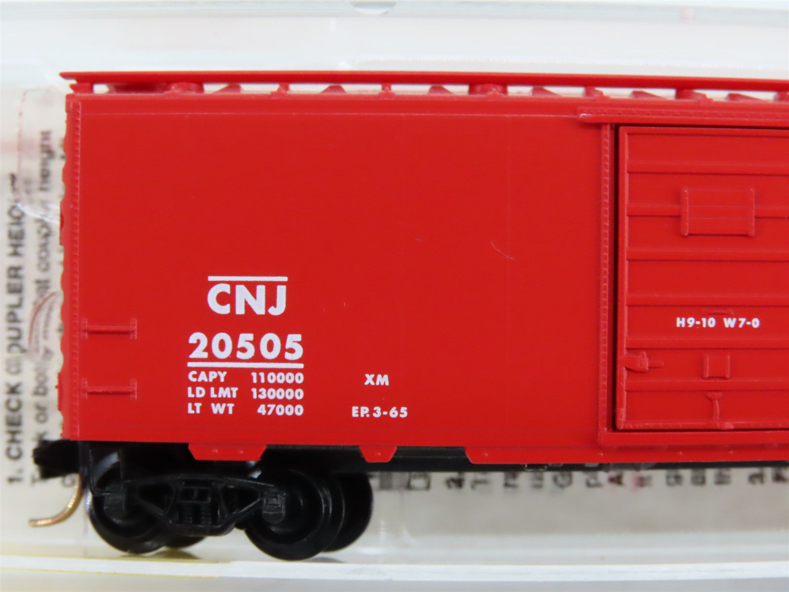 N Scale Micro-Trains 20196 CNJ Central Railroad of New Jersey 40' Box Car RTR