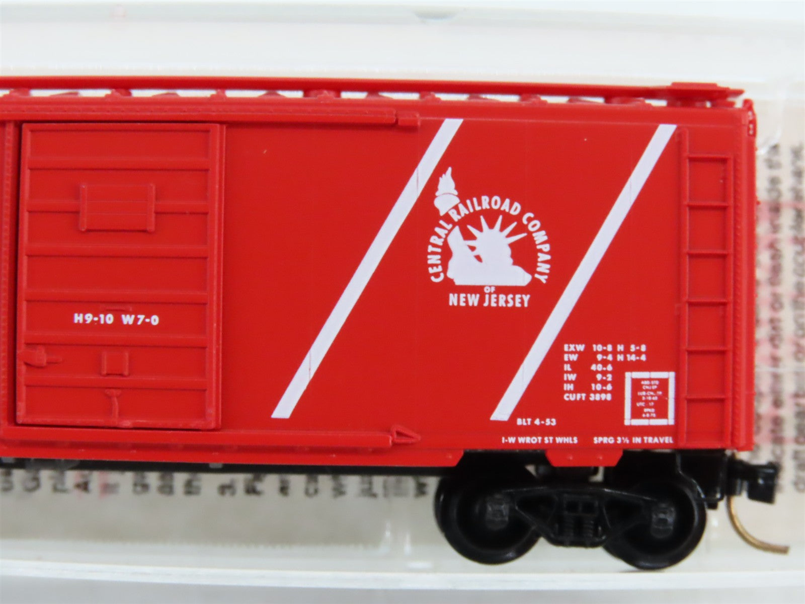 N Scale Micro-Trains 20196 CNJ Central Railroad of New Jersey 40' Box Car RTR