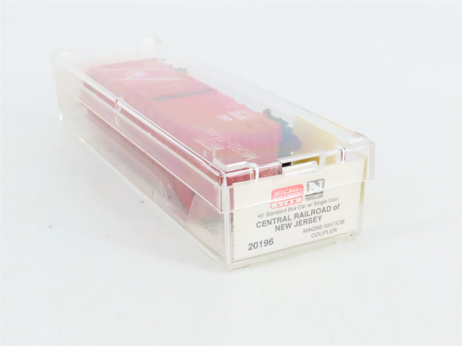 N Scale Micro-Trains 20196 CNJ Central Railroad of New Jersey 40' Box Car RTR