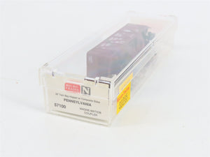 N Scale Micro-Trains 57100 PRR Pennsylvania 33' 2-Bay Hopper 220877 RTR