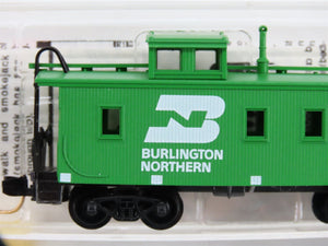 N Scale Micro-Trains 51090 BN Burlington Northern 34' Wood-Sheathed Caboose RTR