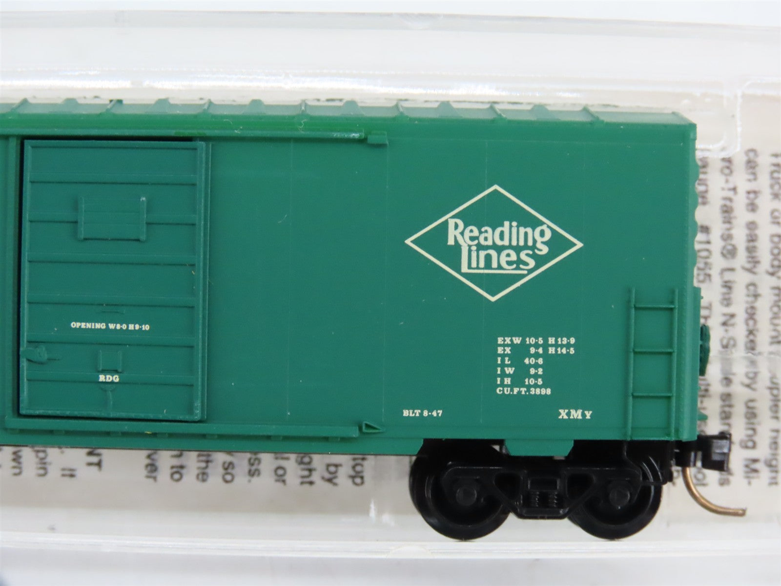 N Scale Micro-Trains 24230 RDG Reading 40' 40' Standard Box Car 106007 RTR