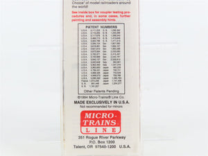 N Scale Micro-Trains 23210 GN Great Northern 40' Double Door Box Car 3484 RTR