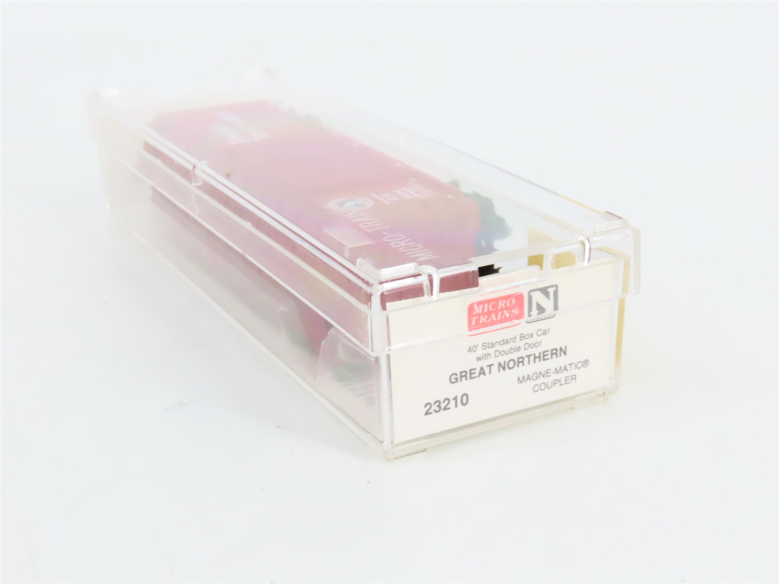 N Scale Micro-Trains 23210 GN Great Northern 40' Double Door Box Car 3484 RTR