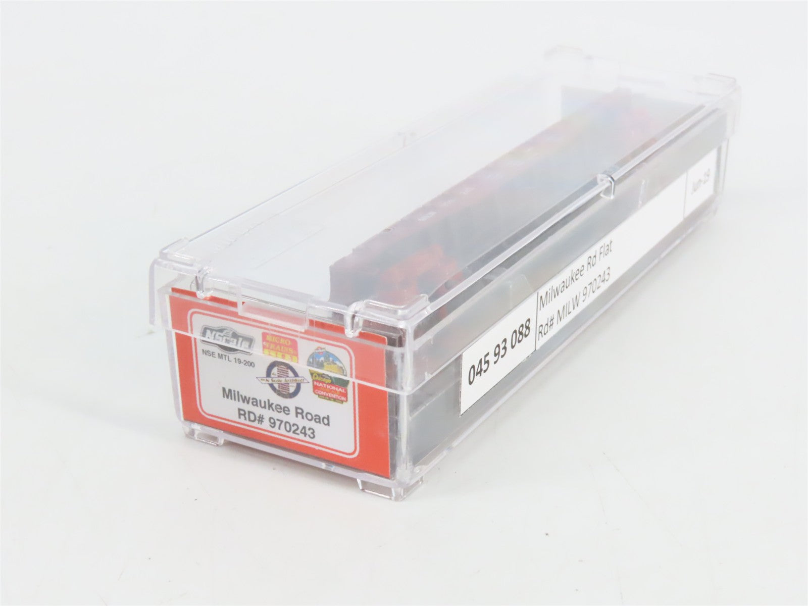 N Scale Micro-Trains NSE MTL 19-200 MILW Milwaukee Road 45' Flat Car #970243