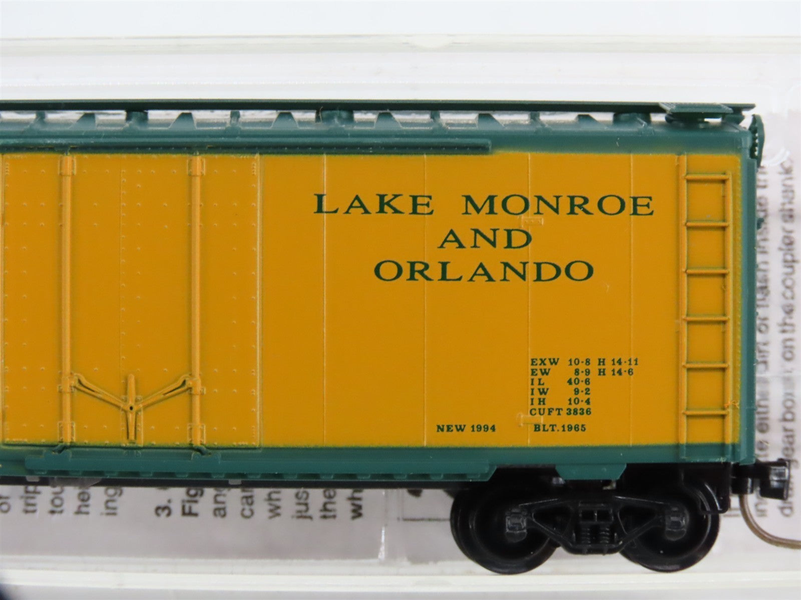 N Scale Micro-Trains LMO Lake Monroe & Orlando 40' Box Car 70794 RTR