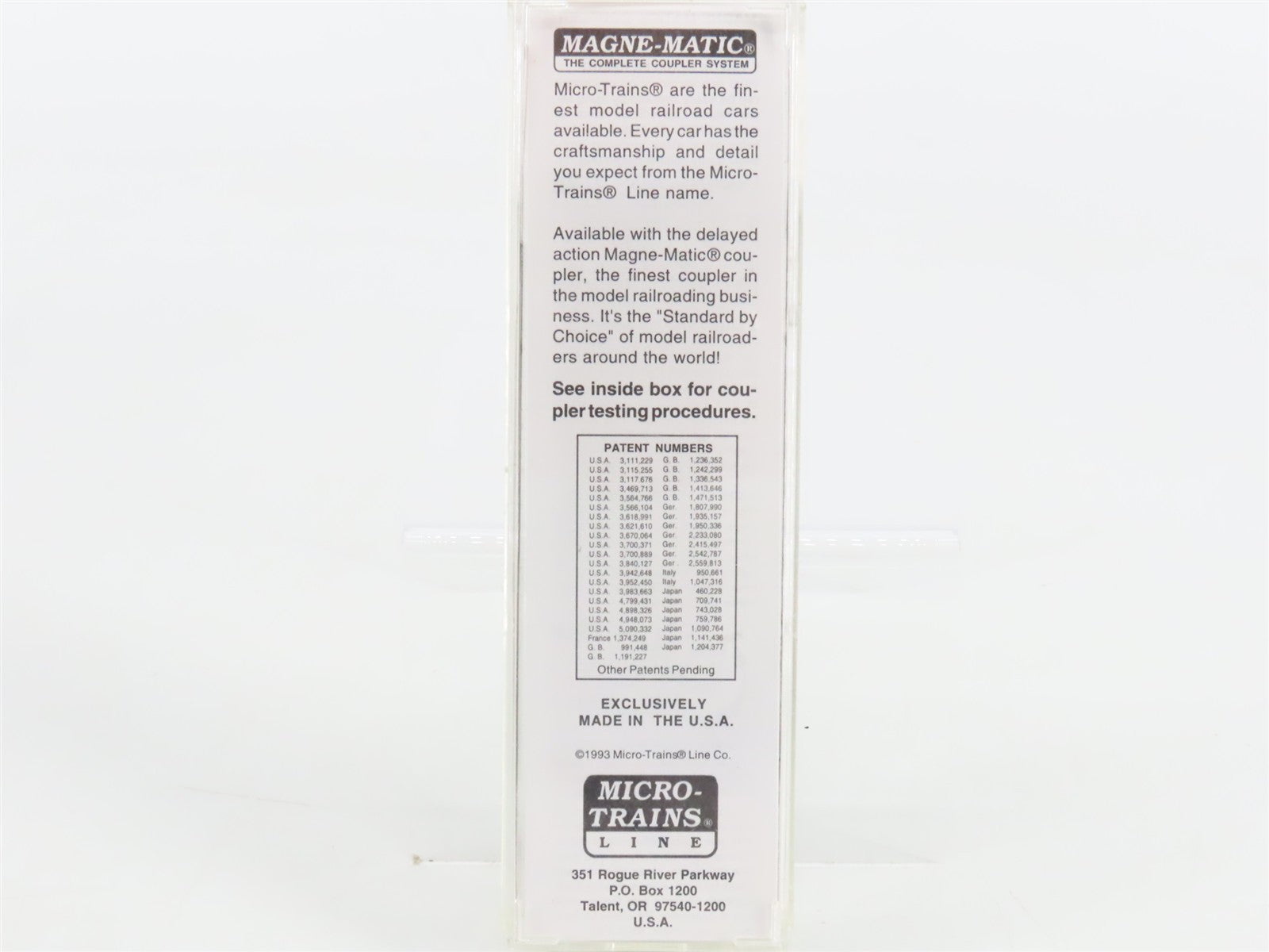 N Scale Micro-Trains LMO Lake Monroe & Orlando 40' Box Car 70794 RTR