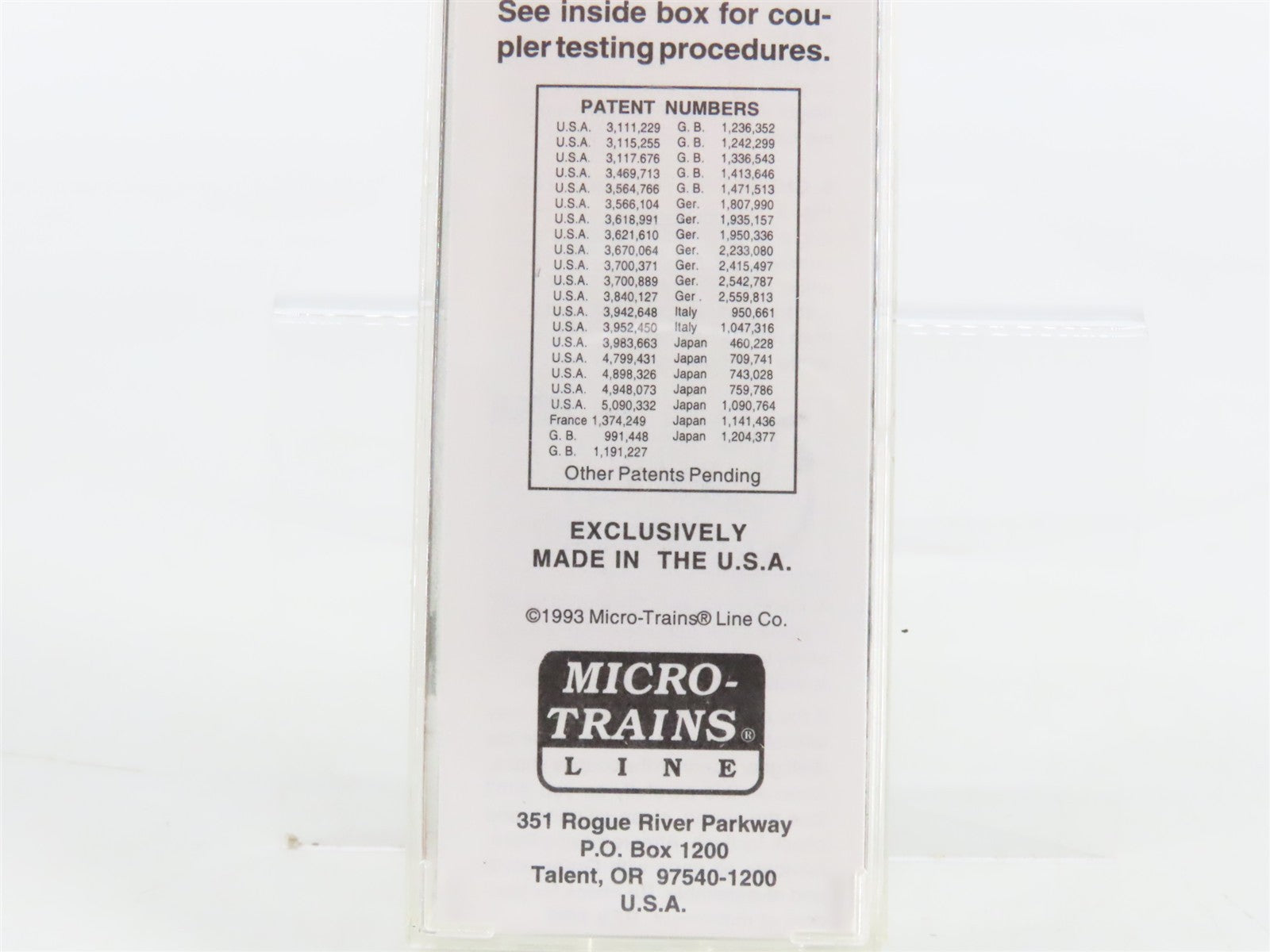 N Scale Micro-Trains LMO Lake Monroe & Orlando 40' Box Car 70794 RTR
