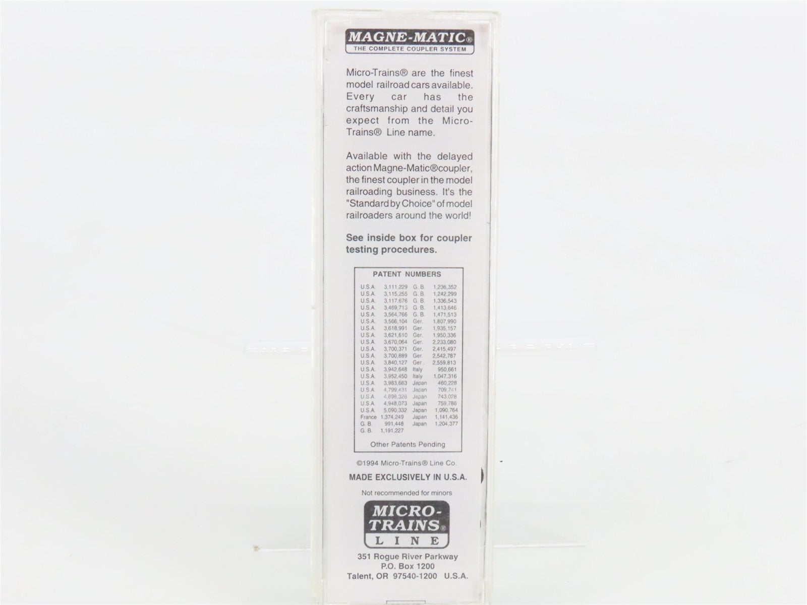 N Scale Micro-Trains Central Ohio N-Trak Box Car RTR