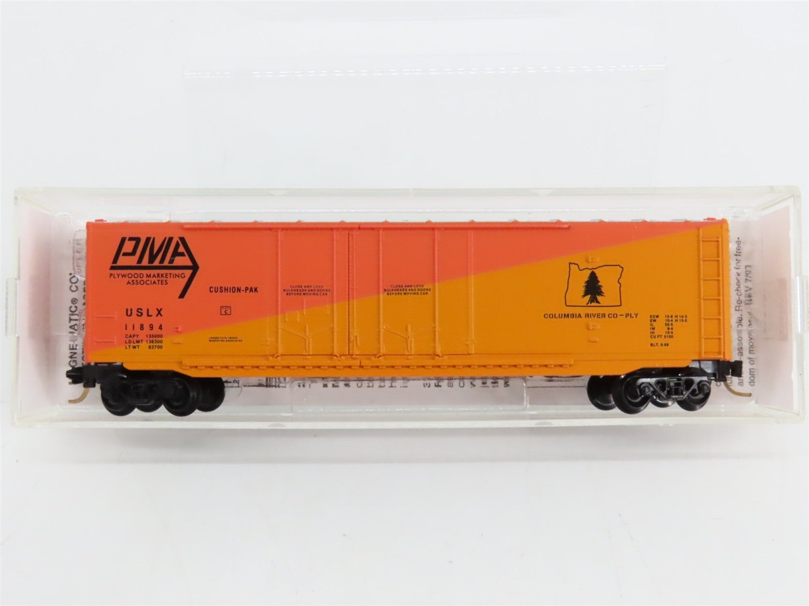 N Scale Micro-Trains USLX Plywood Marketing Associates 50' Box Car 11894 RTR