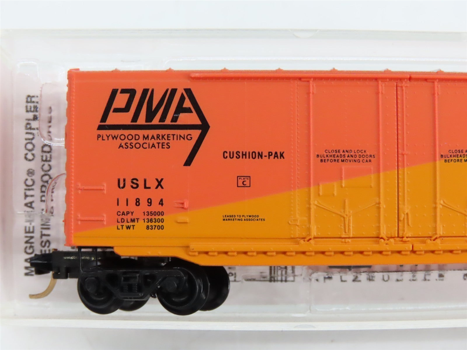 N Scale Micro-Trains USLX Plywood Marketing Associates 50' Box Car 11894 RTR