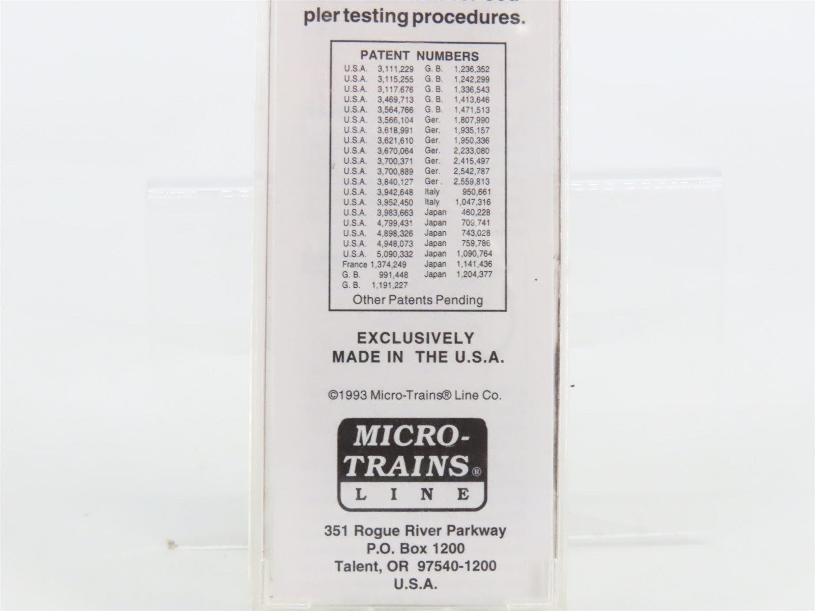 N Scale Micro-Trains USLX Plywood Marketing Associates 50' Box Car 11894 RTR