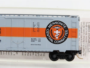 N Scale Micro-Trains MCCX Mennonite Central Committee 40' Box Car 146520 RTR