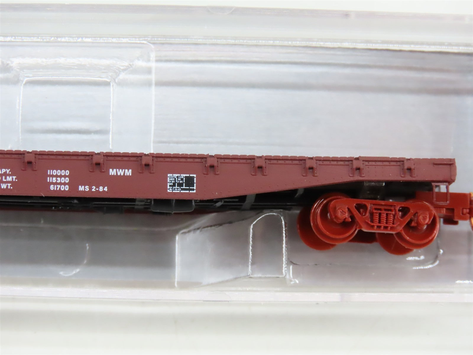 N Scale Micro-Trains NSE MTL 19-202 MILW Milwaukee Road 45' Flat Car #F225 RTR