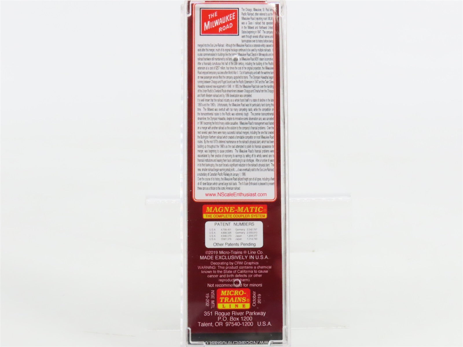 N Scale Micro-Trains NSE MTL 19-202 MILW Milwaukee Road 45' Flat Car #F225 RTR