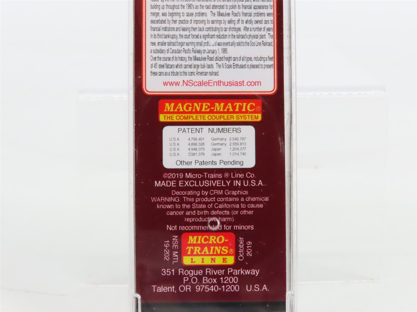 N Scale Micro-Trains NSE MTL 19-202 MILW Milwaukee Road 45' Flat Car #F225 RTR