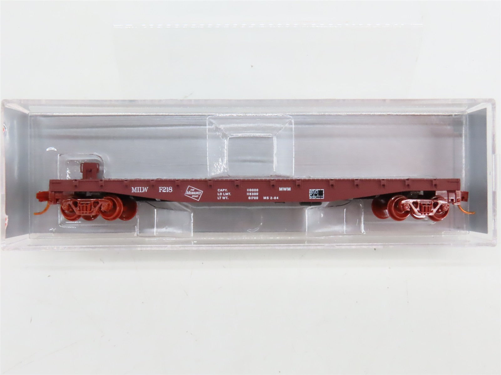 N Scale Micro-Trains NSE MTL 19-201 MILW Milwaukee Road 45' Flat Car #F218
