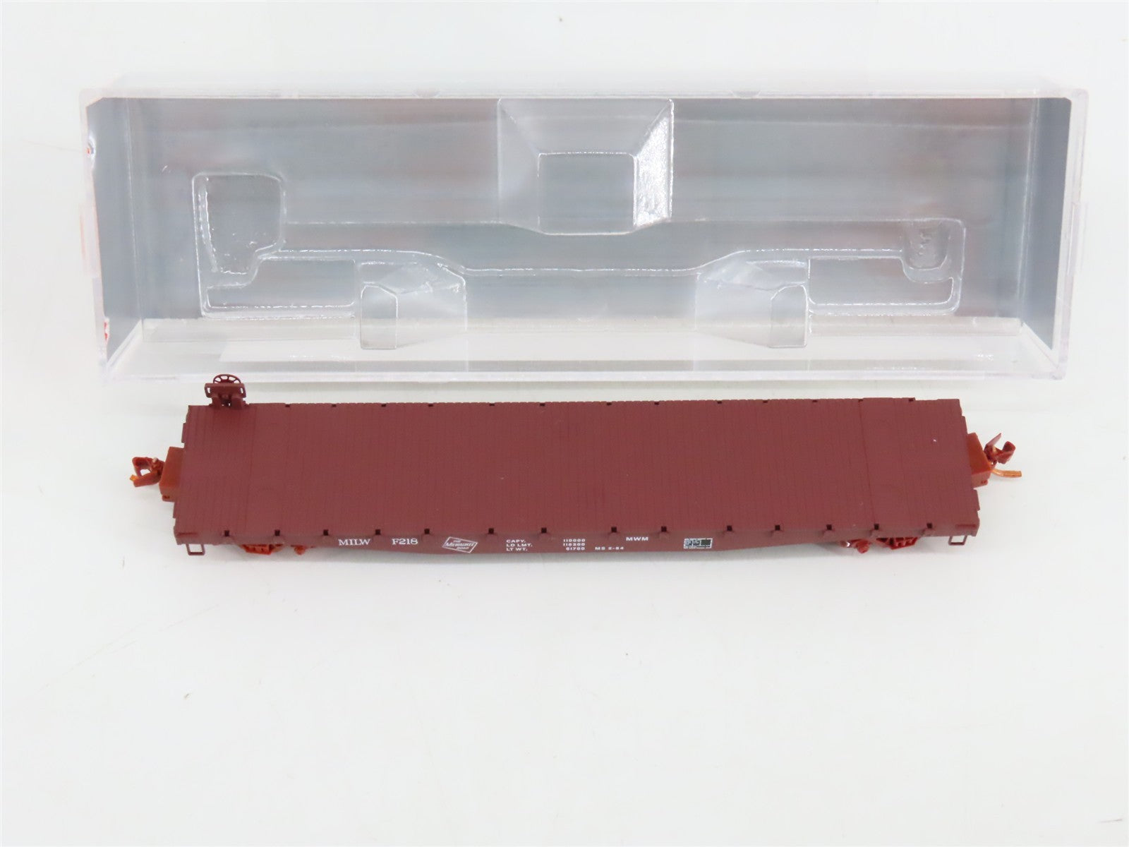 N Scale Micro-Trains NSE MTL 19-201 MILW Milwaukee Road 45' Flat Car #F218